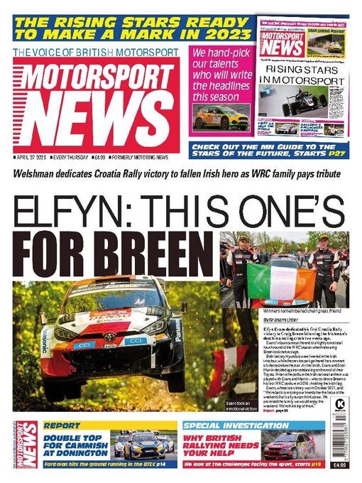 Title details for Motorsport News by Kelsey Publishing Ltd - Available